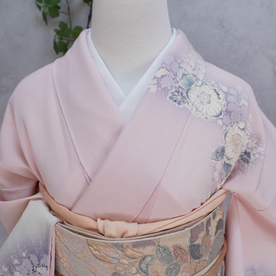 ⭐︎ まりか☆⭐︎訪問着フルセット【276▪︎】翠山工房 辻が花 正絹