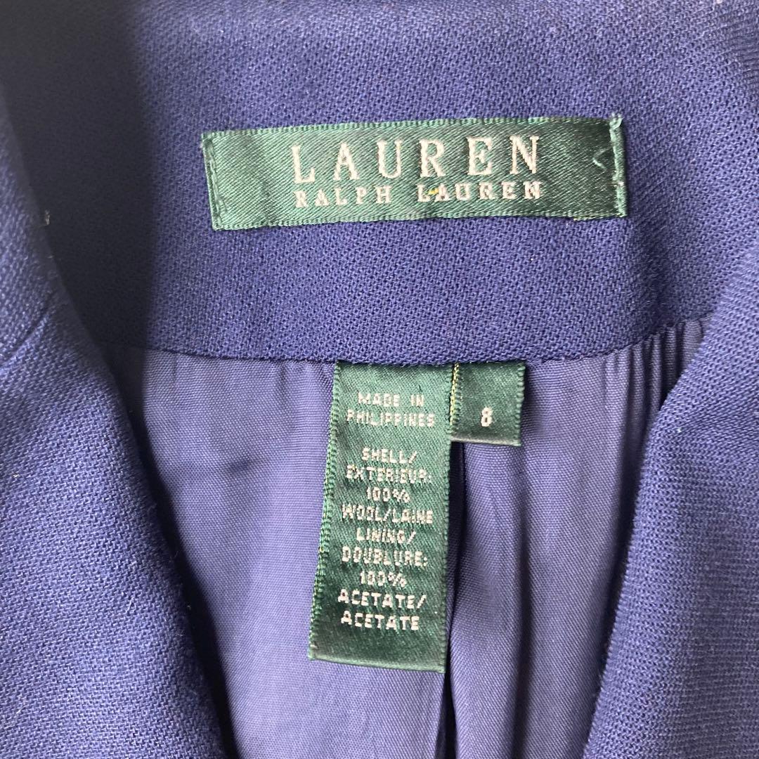 Ralph Lauren 銀ボタン テーラードジャケット ネイビー Lサイズ