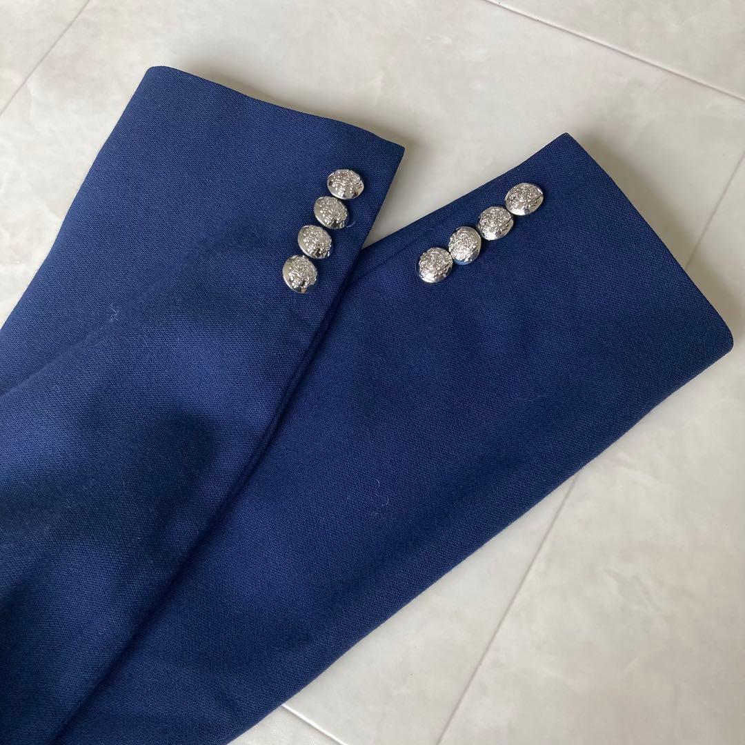 Ralph Lauren 銀ボタン テーラードジャケット ネイビー Lサイズ