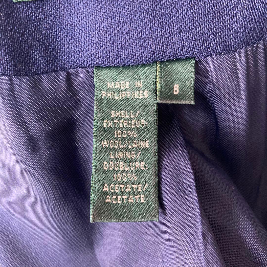 Ralph Lauren 銀ボタン テーラードジャケット ネイビー Lサイズ