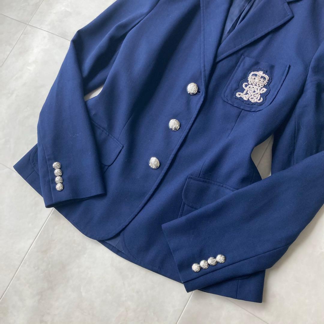 Ralph Lauren 銀ボタン テーラードジャケット ネイビー Lサイズ