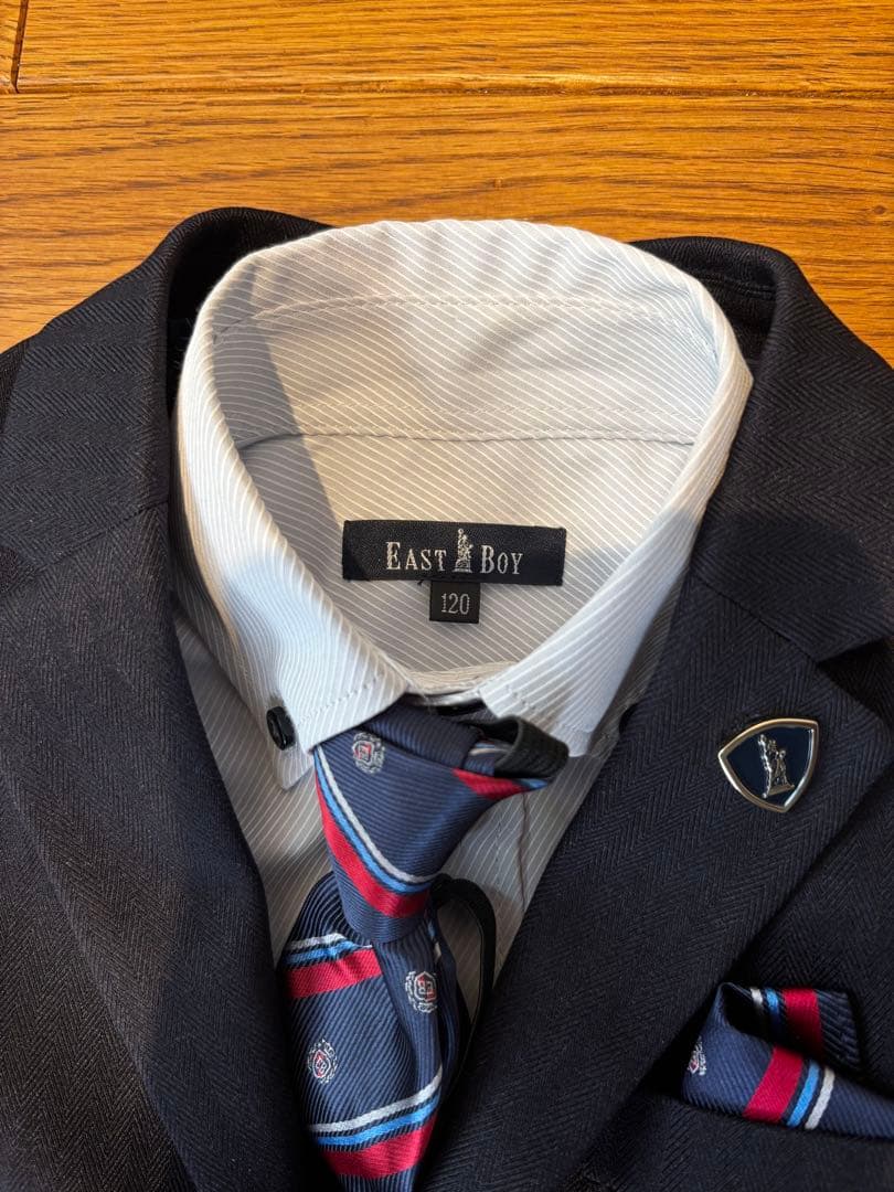 キッズジュニアEAST BOY フォーマルスーツ 120サイズ未使用入学式