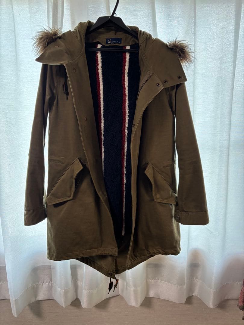 FRED PERRY モッズコート XS オリーブ