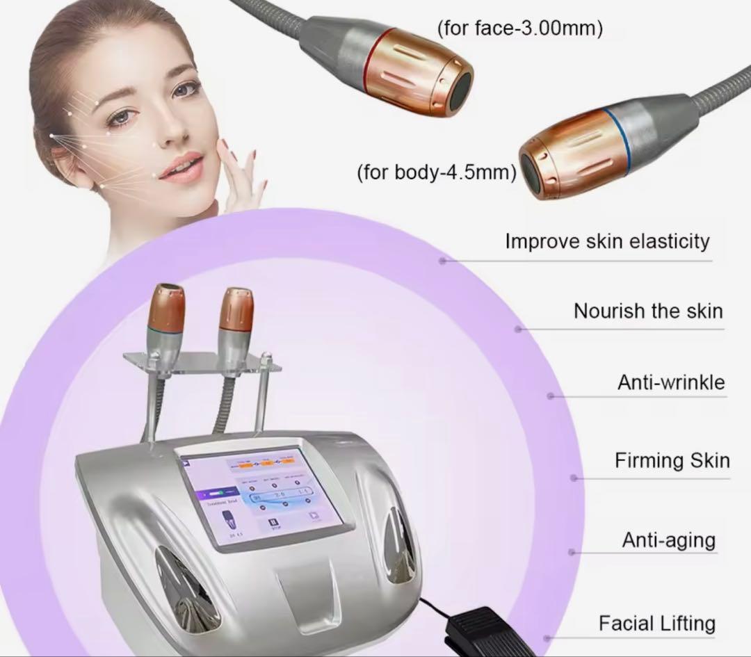 2 in 1超音波　美容器フットペダル付き
