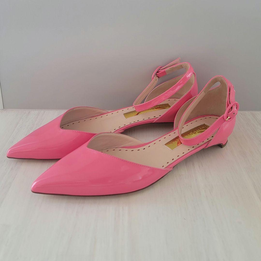 【美品】RupertSanderson ルパートサンダーソンポインテッドシューズ