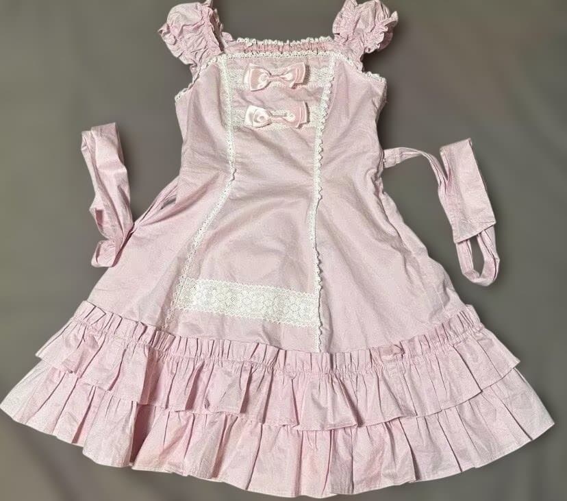 BABY, THE STARS SHINE BRIGHT ピンクフリルワンピース