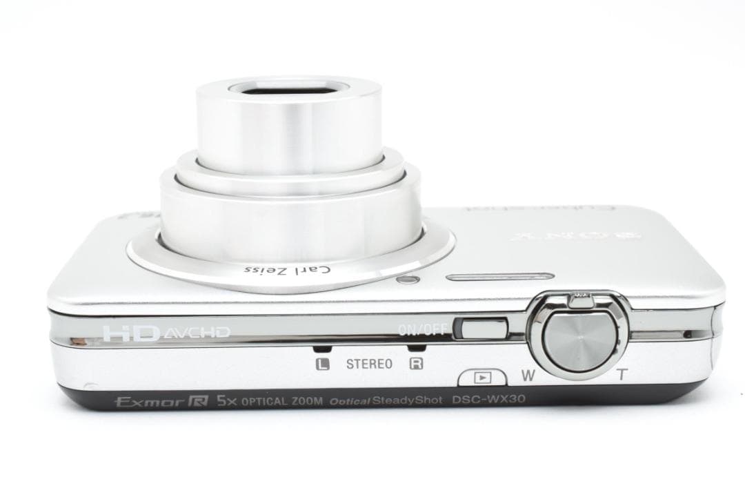 【美品】SONY Cyber-shot DSC-WX30 シルバー　動作確認済