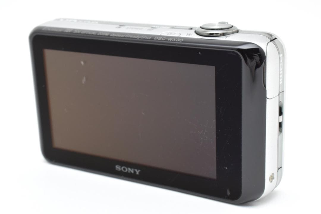 【美品】SONY Cyber-shot DSC-WX30 シルバー　動作確認済