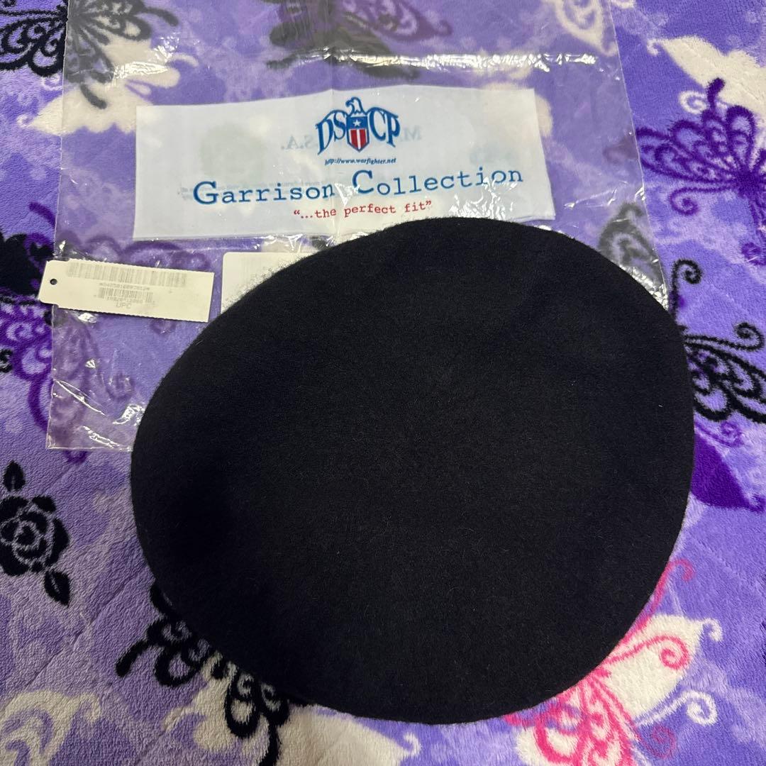 Garrison Collection 黒 ベレー帽 米軍実物
