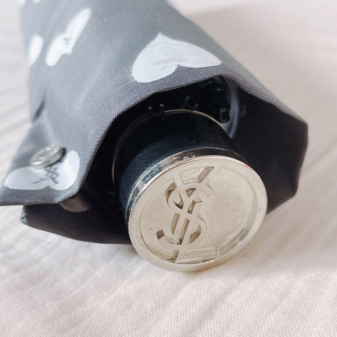 【新品未使用】Saint Laurent ハート柄 折りたたみ傘