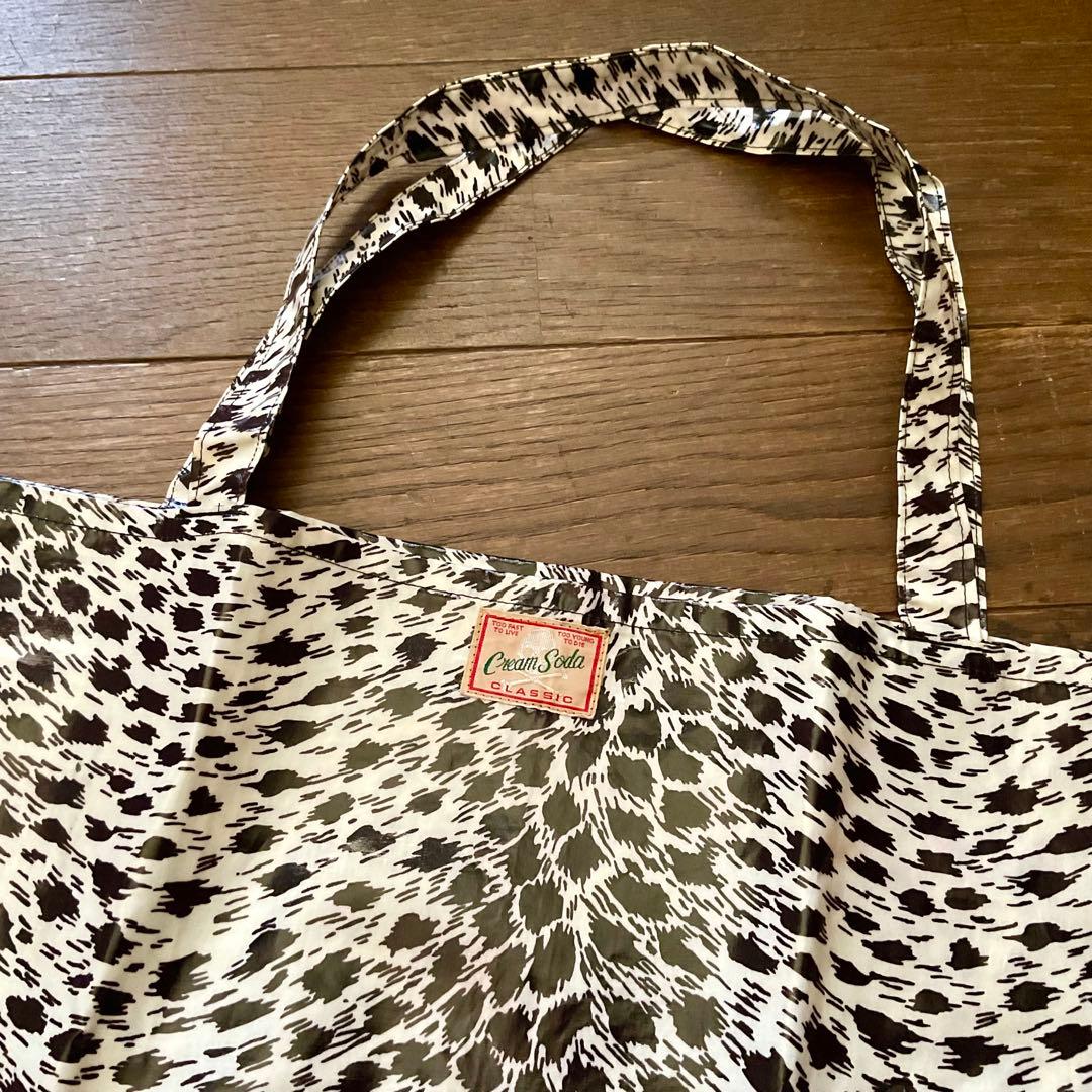 クリームソーダCREAM SODA 当時物 ヒョウ柄バック　ピンクドラゴン原宿