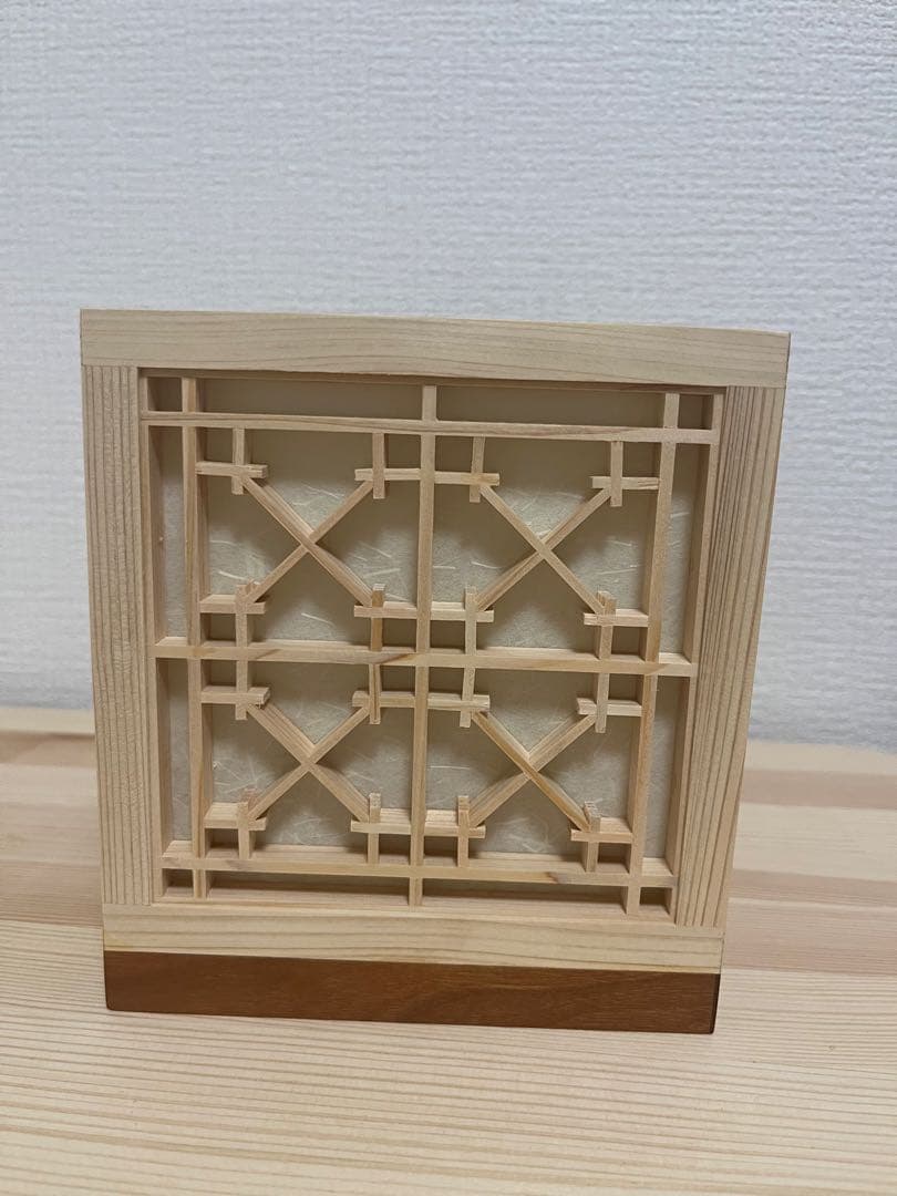 【職人さん手作り】組子細工ランプ 卓上ランプ