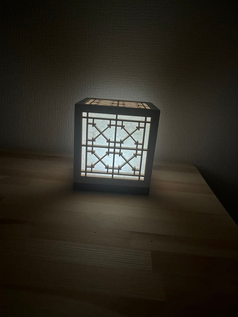 【職人さん手作り】組子細工ランプ 卓上ランプ