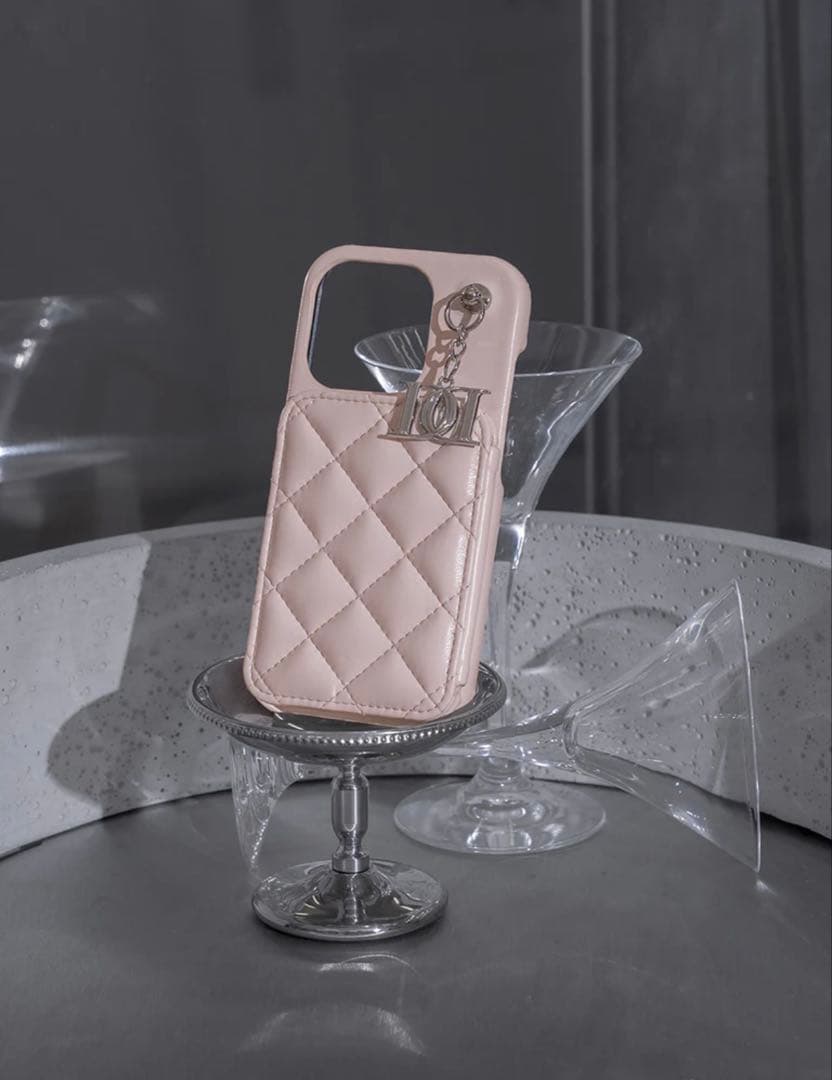 【新品未使用】Darich キルティングミラーDDチャームiPhoneケース
