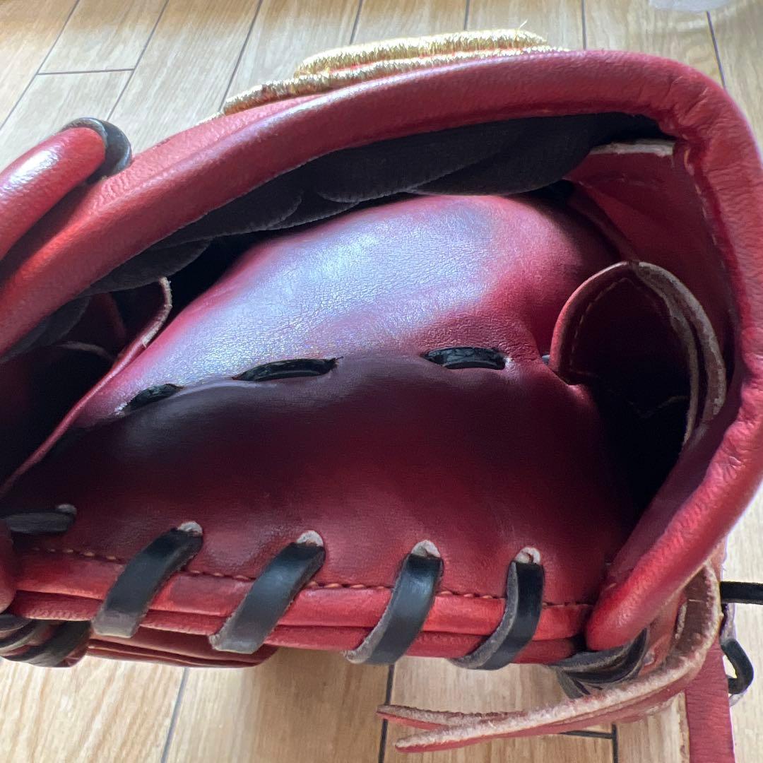 Wilson 硬式グローブ 日本製 赤