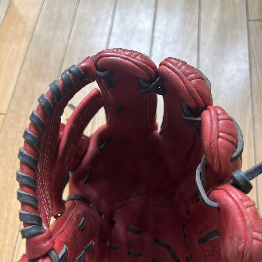 Wilson 硬式グローブ 日本製 赤