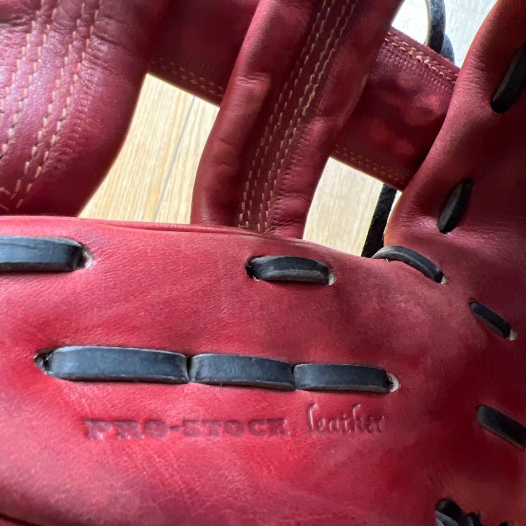 Wilson 硬式グローブ 日本製 赤