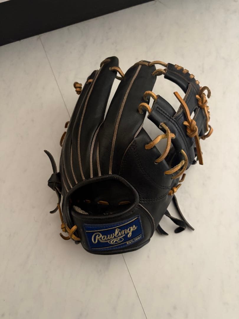Rawlings 硬式野球用グローブ 黒　即決の料金は検討します。