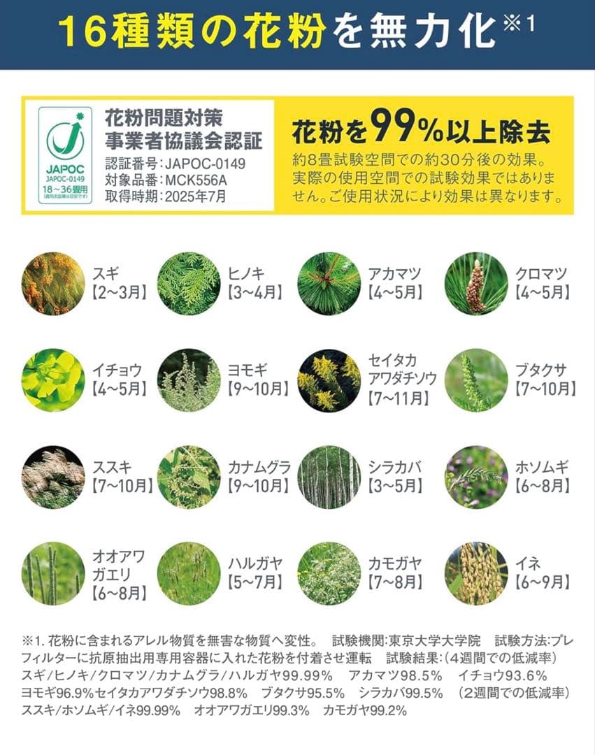 【新品】ダイキン　空気清浄機 ACM555A-C 限定色ベージュ