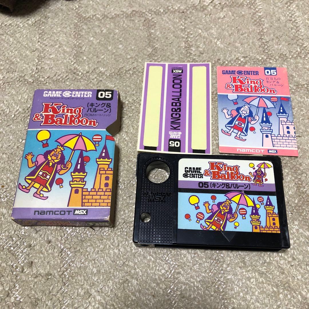 その他 namcot GAME CENTER King&Balloon MSX