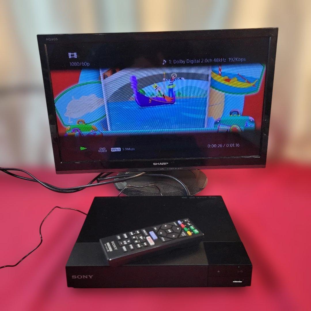 SONY BDP-S1500 Blu-ray/DVDプレーヤー動作品2023年製