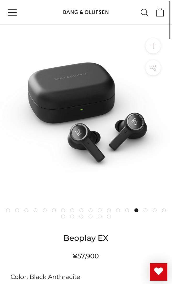 【新品未開封】BANG&OLFSEN Beoplay EX ブラック B&O