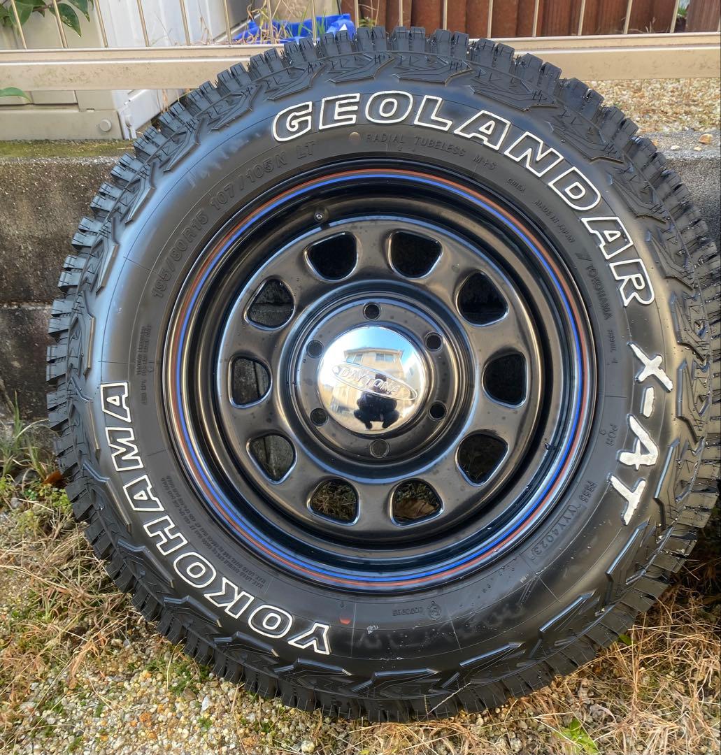 ハイエースDAYTONA15インチYokohamaGeolandar X-AT
