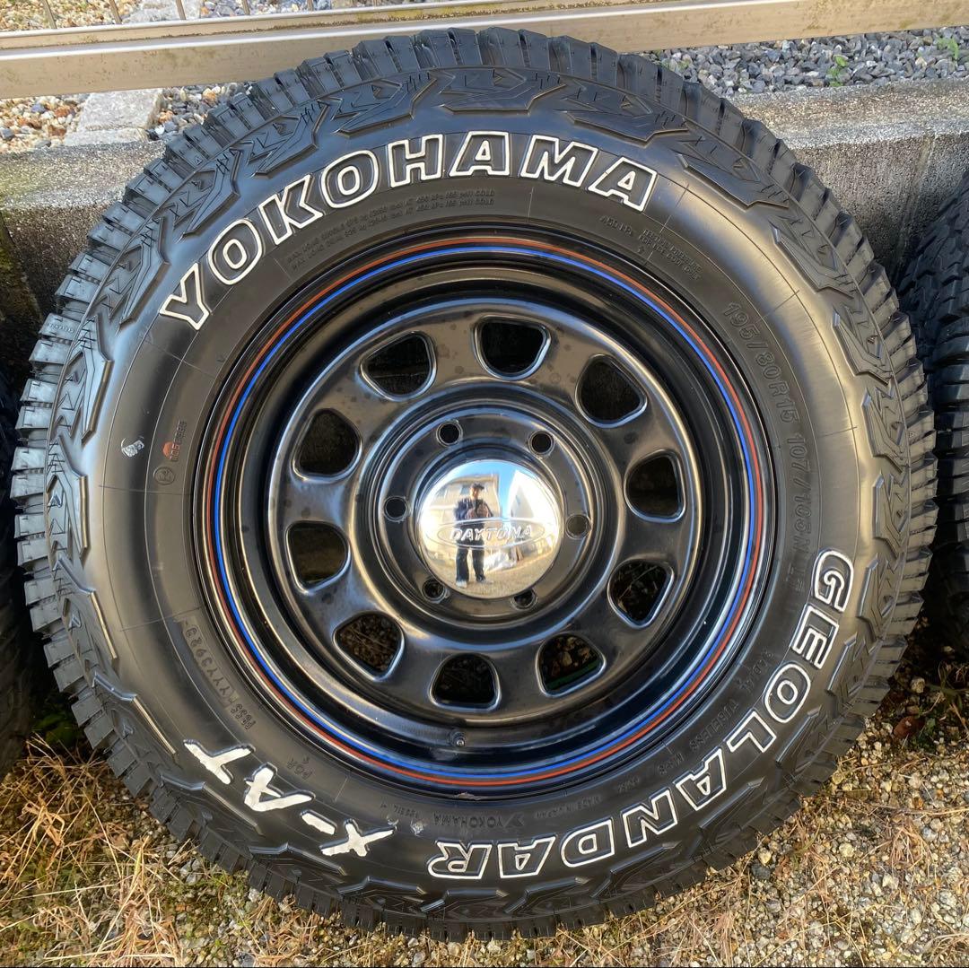 ハイエースDAYTONA15インチYokohamaGeolandar X-AT
