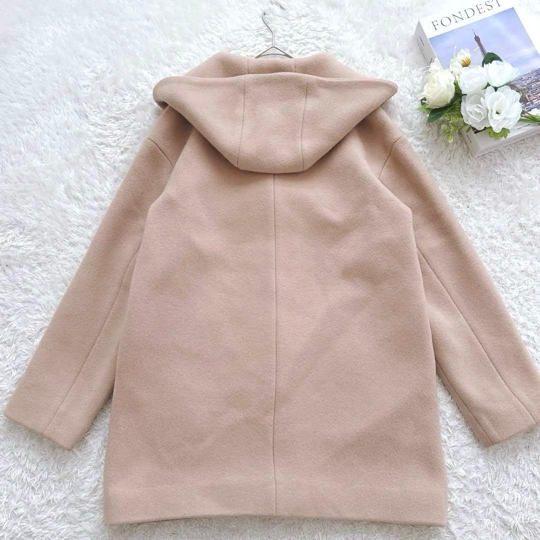 最終価格✨定価5.3万 ANAYI ダブルビーバーフードコート キャメル