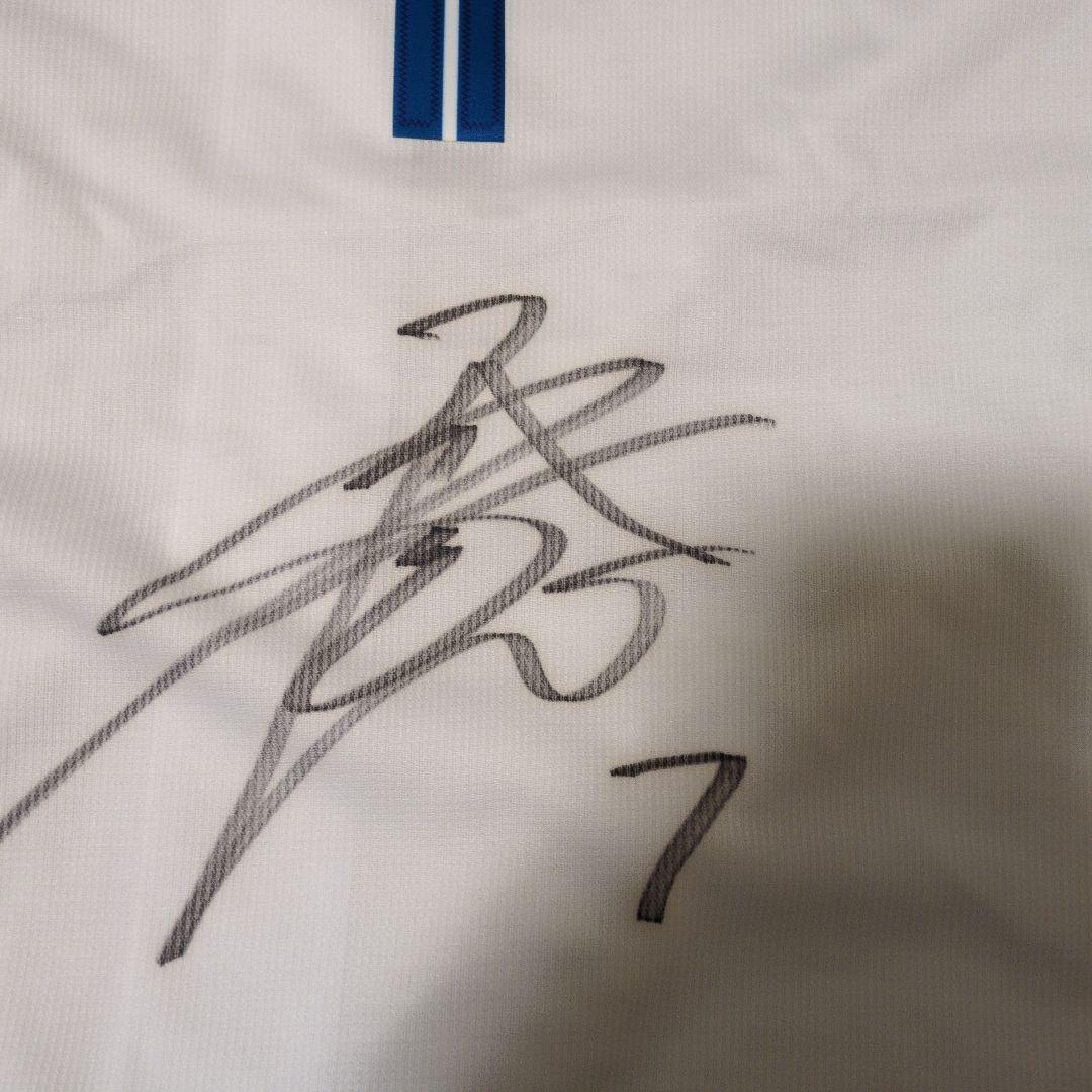 日本ハム松本剛　直筆サイン入りユニフォームＬサイズ