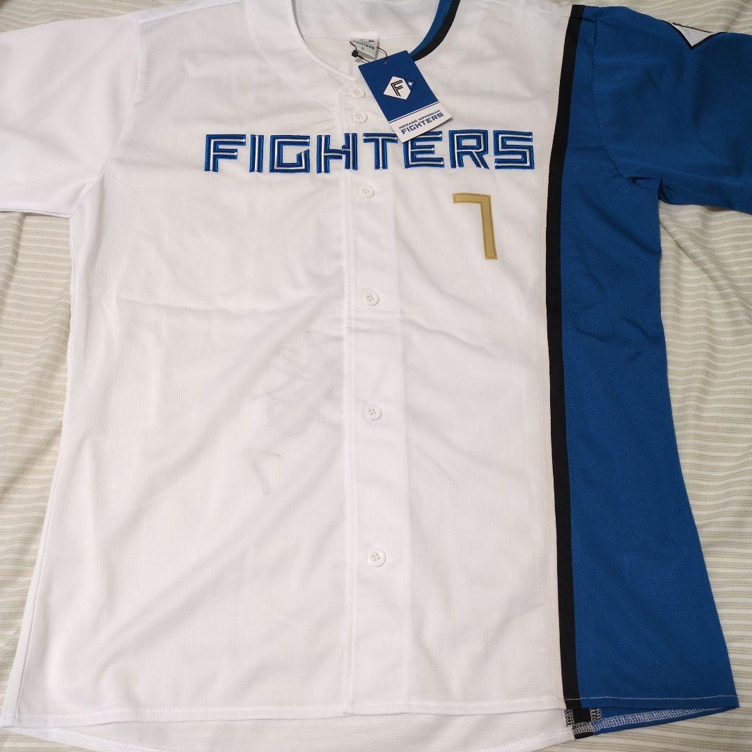 日本ハム松本剛　直筆サイン入りユニフォームＬサイズ