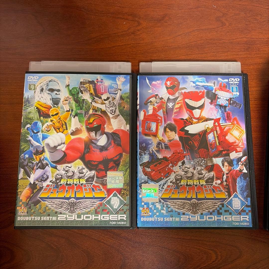 レンタルアップ 動物戦隊ジュウオウジャー DVD　全巻セット