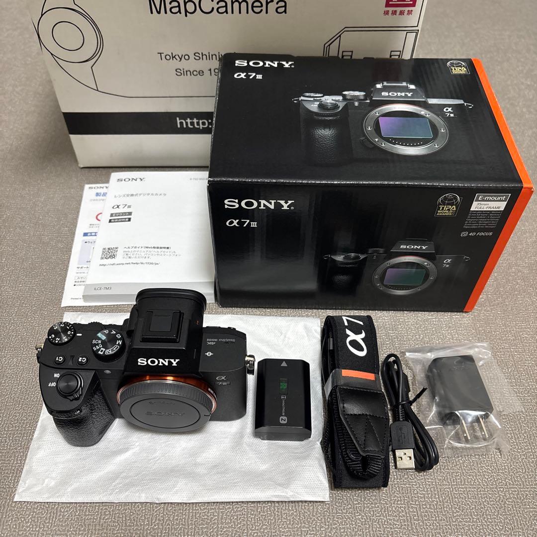SONY α7 III ミラーレス一眼 本体 箱付き