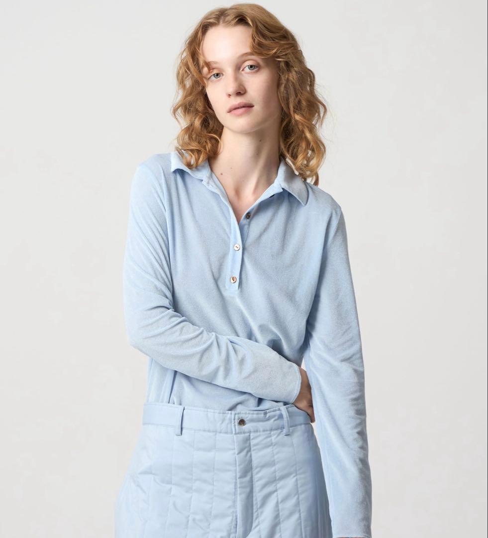 6 roku シアー ベロア シャツプルオーバー 25FW