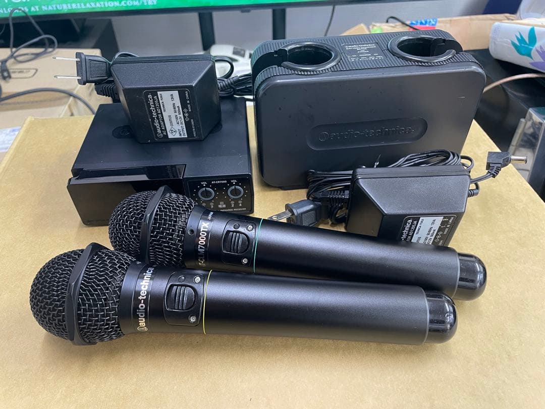 audio-technica 赤外線ワイヤレスマイクセット　CR7000セット