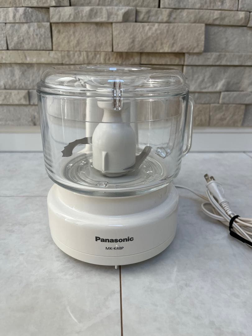 【新品未使用品】Panasonic フードプロセッサー MK-K48-W