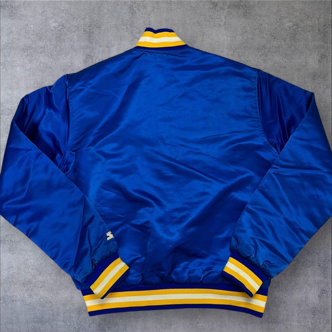 80s STARTER ピッツバーグ大学 サテンスタジャン カレッジ刺繍ロゴ