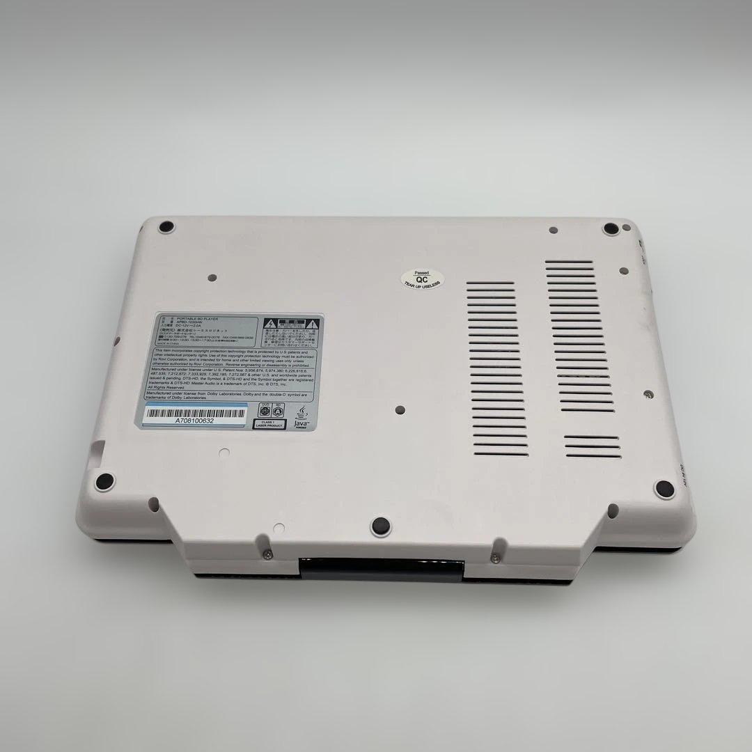 AVOX ポータブルブルーレイプレーヤーAPBD-1030HW 10インチ