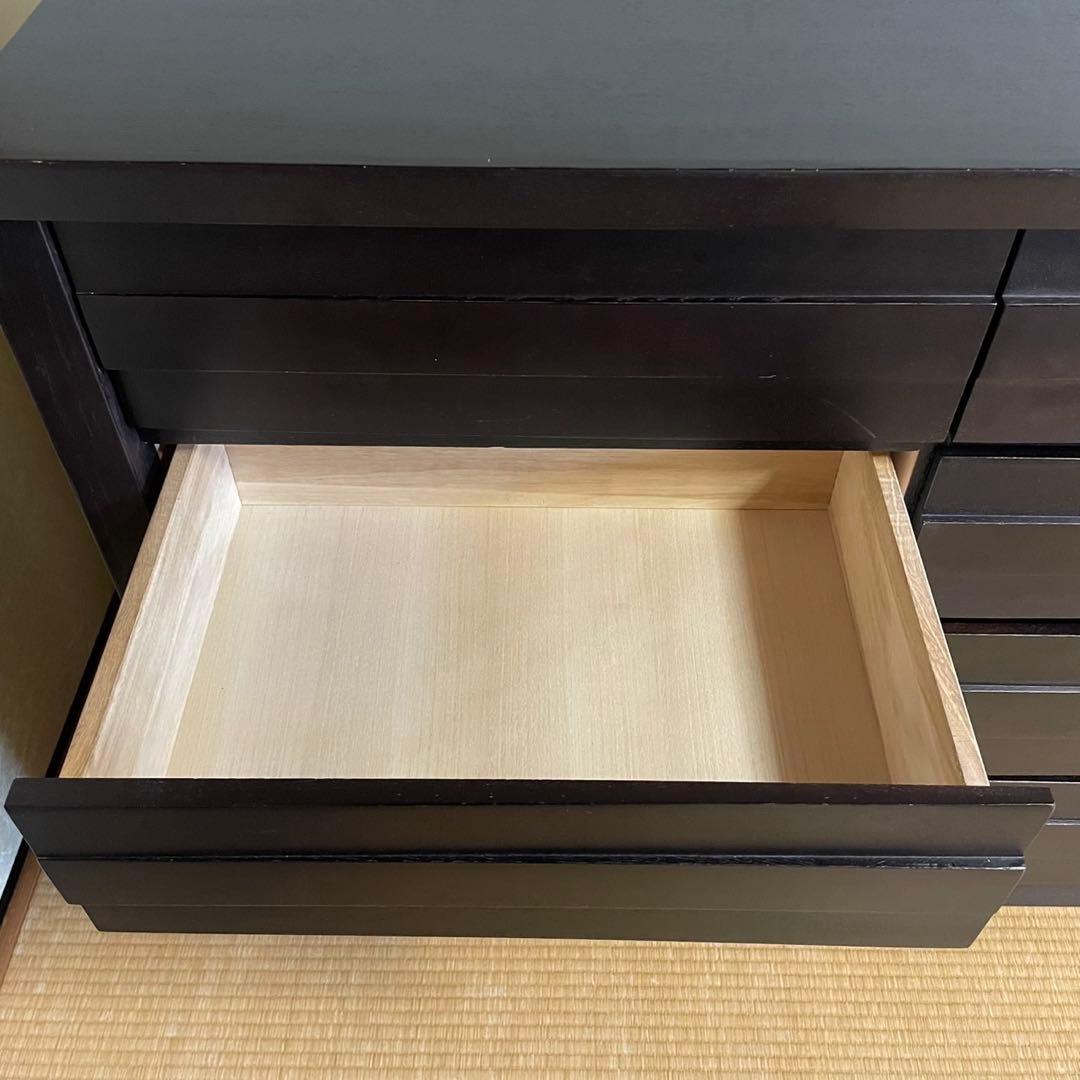 木製チェスト 洋服ダンス　8引き出し