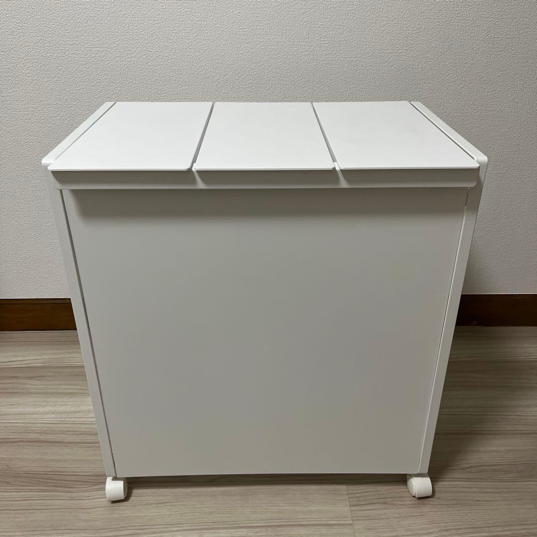 山崎実業 tower タワー 目隠し分別ダストワゴン 3分別