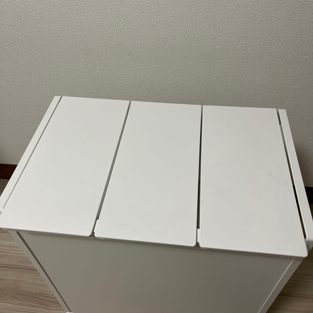 山崎実業 tower タワー 目隠し分別ダストワゴン 3分別