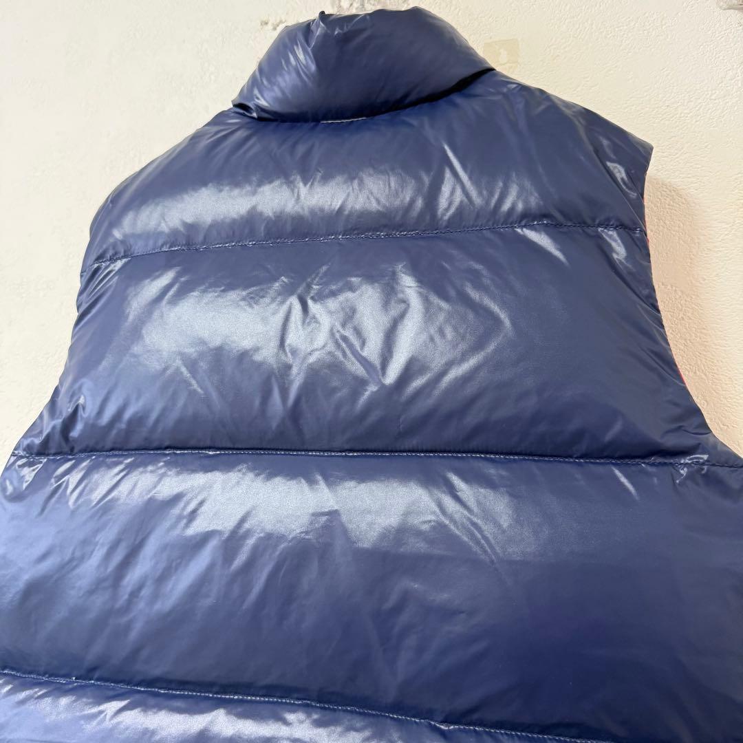 POLO★ポロラルフローレン★ダウンベスト★リバーシブル★赤↔︎ネイビー/紺★SM