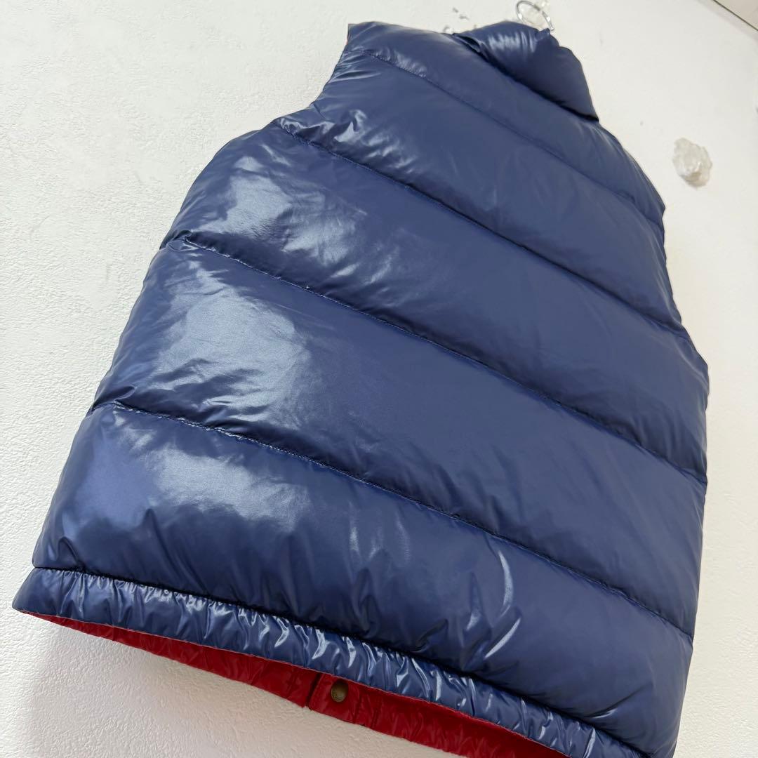 POLO★ポロラルフローレン★ダウンベスト★リバーシブル★赤↔︎ネイビー/紺★SM
