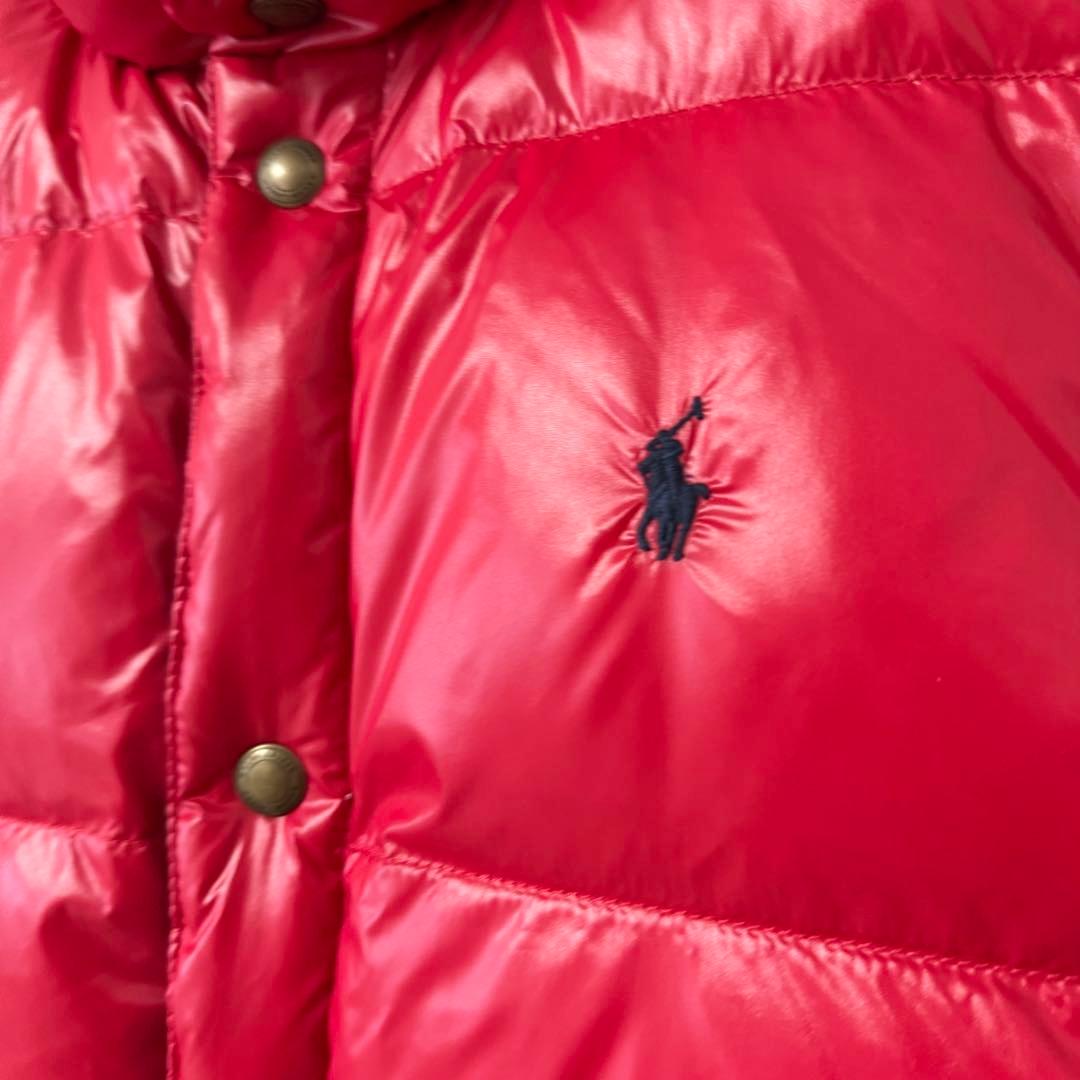 POLO★ポロラルフローレン★ダウンベスト★リバーシブル★赤↔︎ネイビー/紺★SM