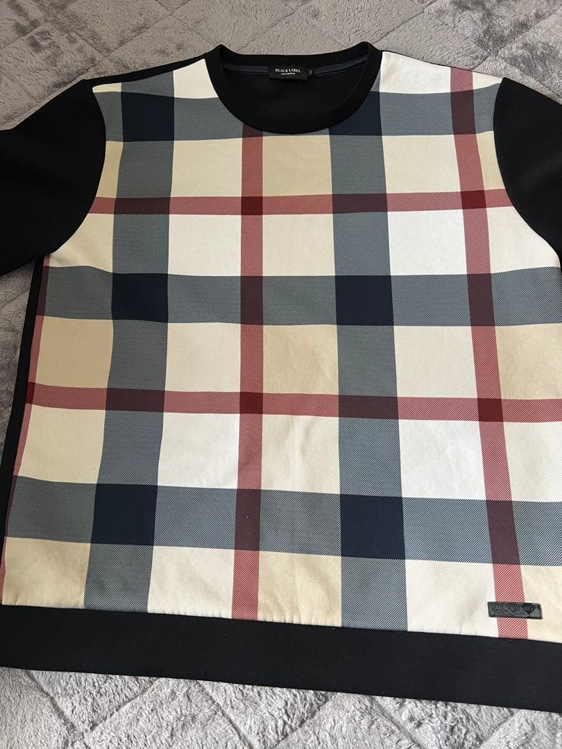 BLACK LABEL CRESTERIDGE チェック柄トレーナー　スウェット