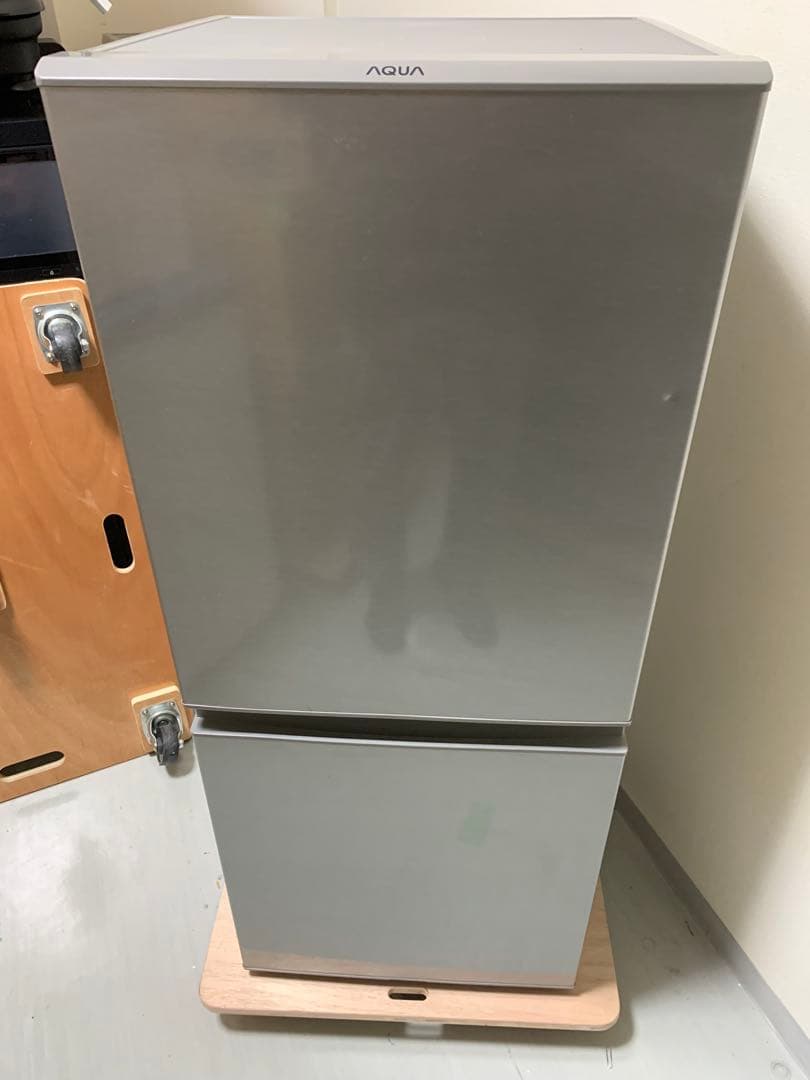冷蔵庫 アクア AQUA 2021年 右開き2ドア AQR-13K(S)大阪限定