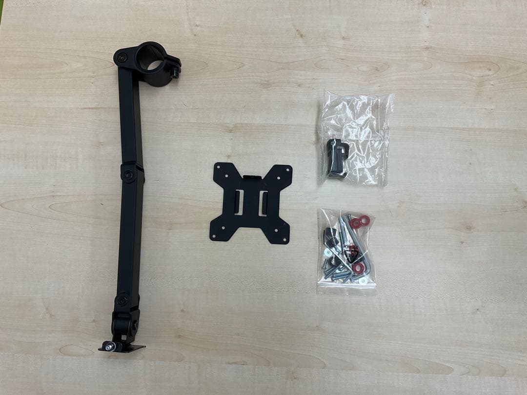 【2個〜11個対応】シングル モニターアーム アーム部のみ（支柱取付タイプ）