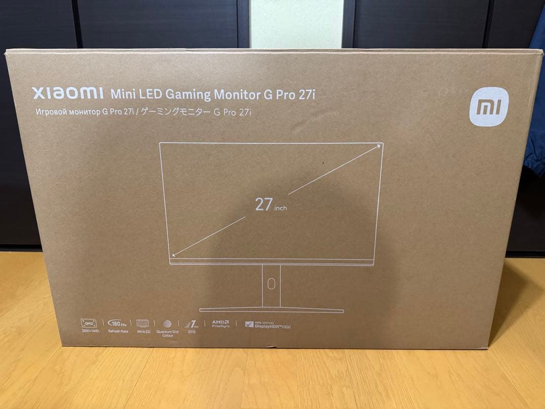 ディスプレイ・モニター本体 Xiaomi Mini LED G Pro 27