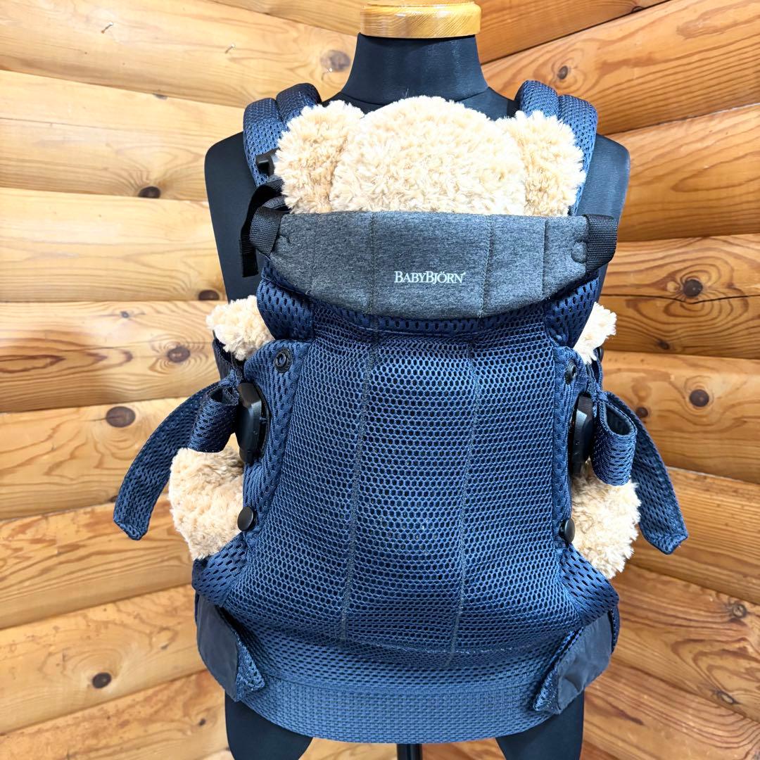 【美品】BABYBJÖRN HARMONY ネイビーブルー 抱っこ紐