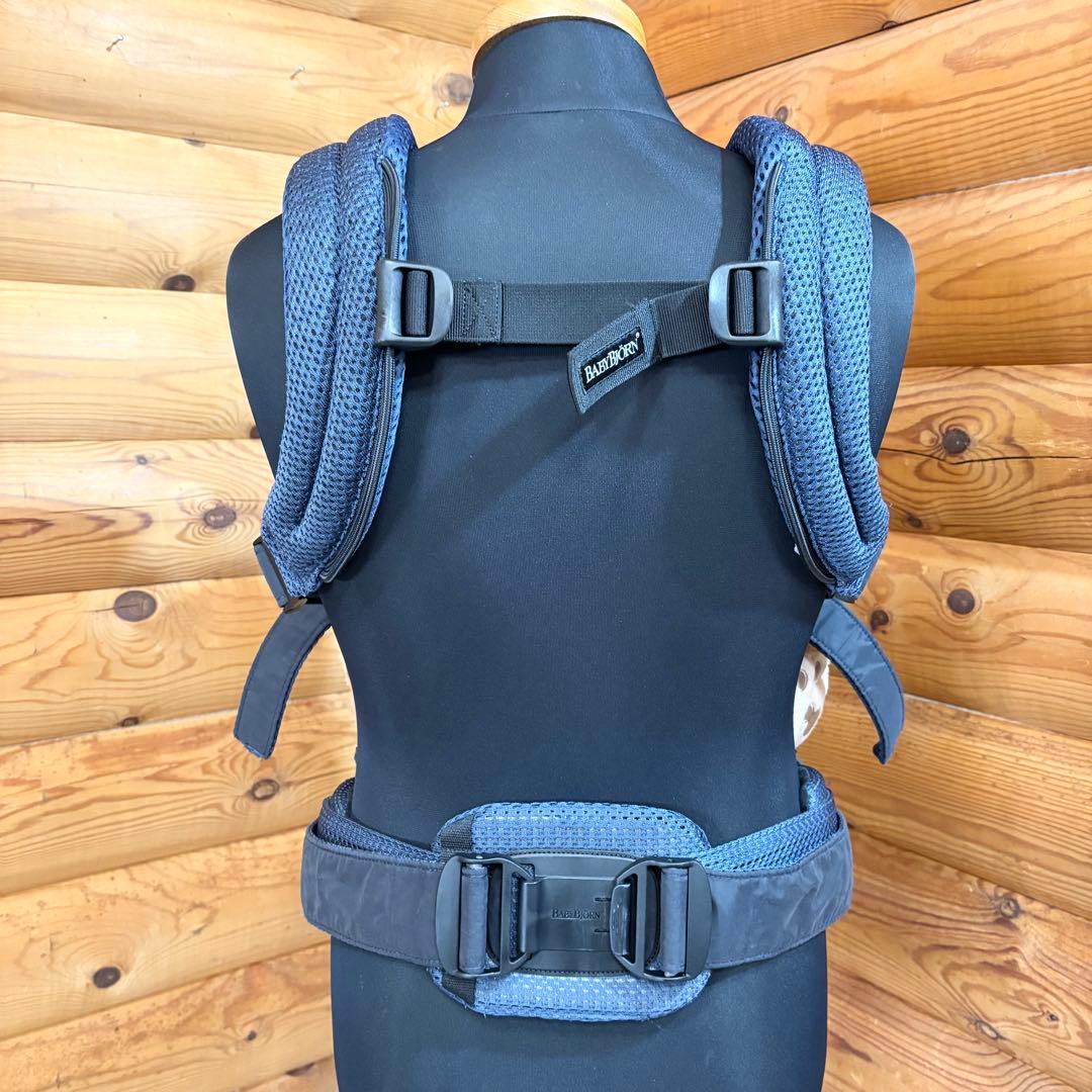 【美品】BABYBJÖRN HARMONY ネイビーブルー 抱っこ紐